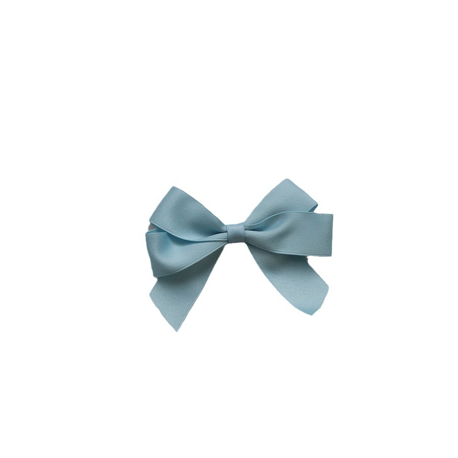 Starry Blue Series Ribbon Handmade Bow Hair Accessories Warm Blue Sweet Japanese and Korean Style Barrettes Pairs Ponytail Twist Braid Hair Rope
