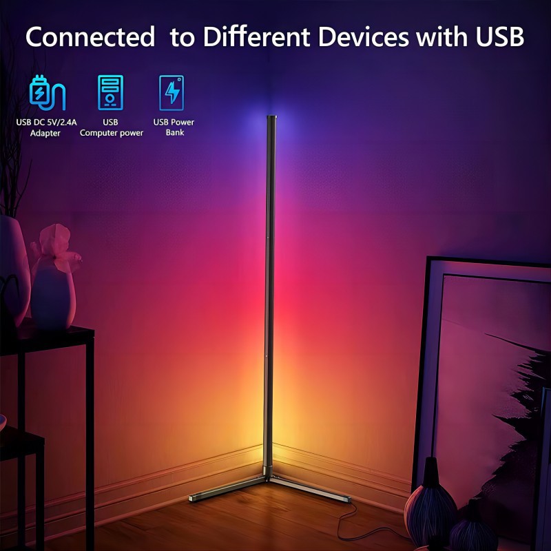 RGB LED Floor Lamp 1