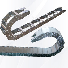 （优惠）厂家制做TL95型不锈钢制拖链穿线油管保护链矩型钢铝托链