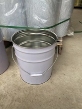 垃圾桶水桶家用手提18升20L加厚花篮涂料油漆化工金属包装白铁雨