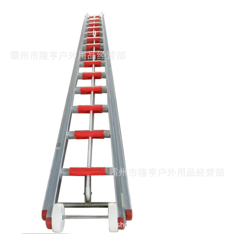 应急救援伸缩梯铝合金消防伸缩拉梯铝合金伸缩救援梯阁楼升降梯子