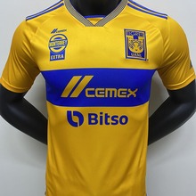 2023天津津门虎球衣新款中超天津泰达主场蓝白间条球迷服泰达球衣