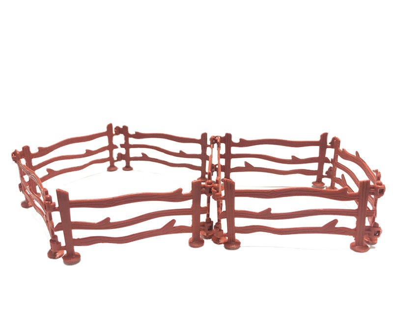 7.5cm长度仿真围栏模型栅栏摆件军事场景沙盘模型动物配件栏杆