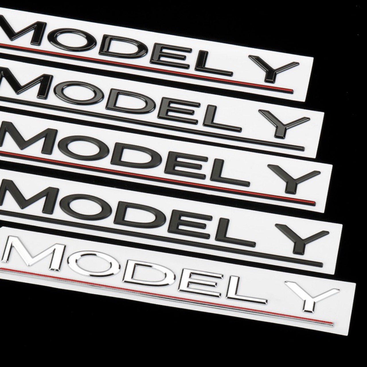 适用于特斯拉modely尾箱字母贴标 modey英文字母标志 毛豆y车标贴