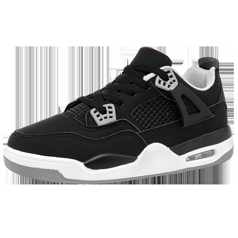 aj4电母男鞋篮球鞋男款莆田纯原正品飞人球鞋 白水泥运动鞋女鞋子