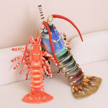 仿真澳洲龙虾公仔澳龙毛绒玩具搞怪小龙虾玩偶海洋布娃娃活动礼物