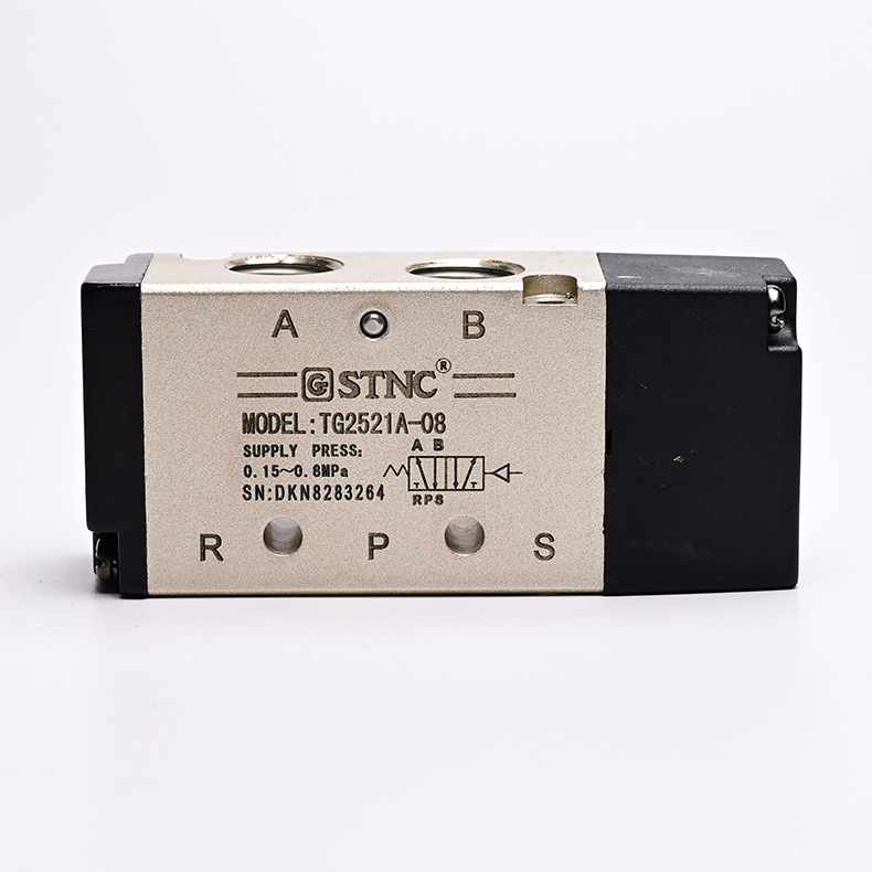 stnc 索诺天工二位五通气动单双头气控阀 tg2521/31/22/32a-08/10