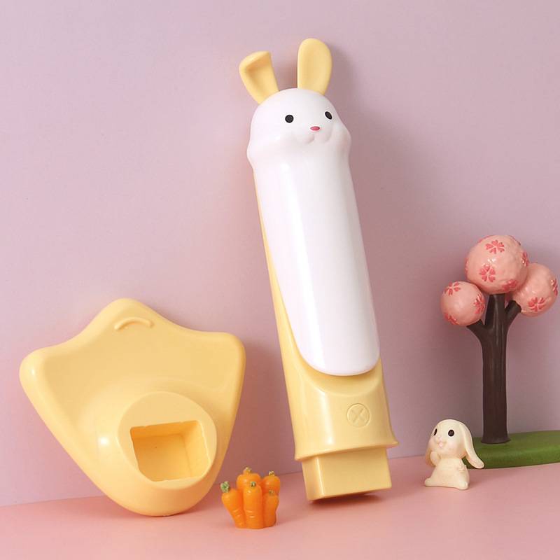 Cartoon Rabbit Folding Table Lamp Student Dormitory Study Portable Bedroom Small Night Lamp Usb Charging Bedside Lamp