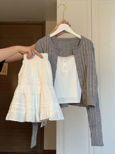 芭蕾风白色短裙夏季裙子女2024新款小个子a字蓬蓬裙蛋糕裙半身裙