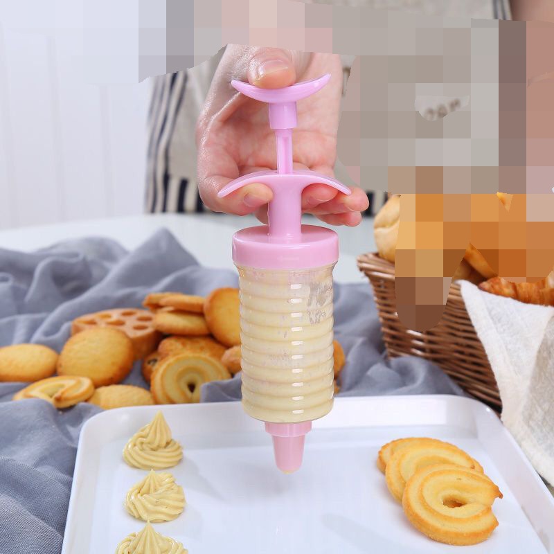 Baking Tool Plastic Piping Device 8-Piece Cream Flower-Making Gun Milking Nozzle Cookie Decorating Nozzle