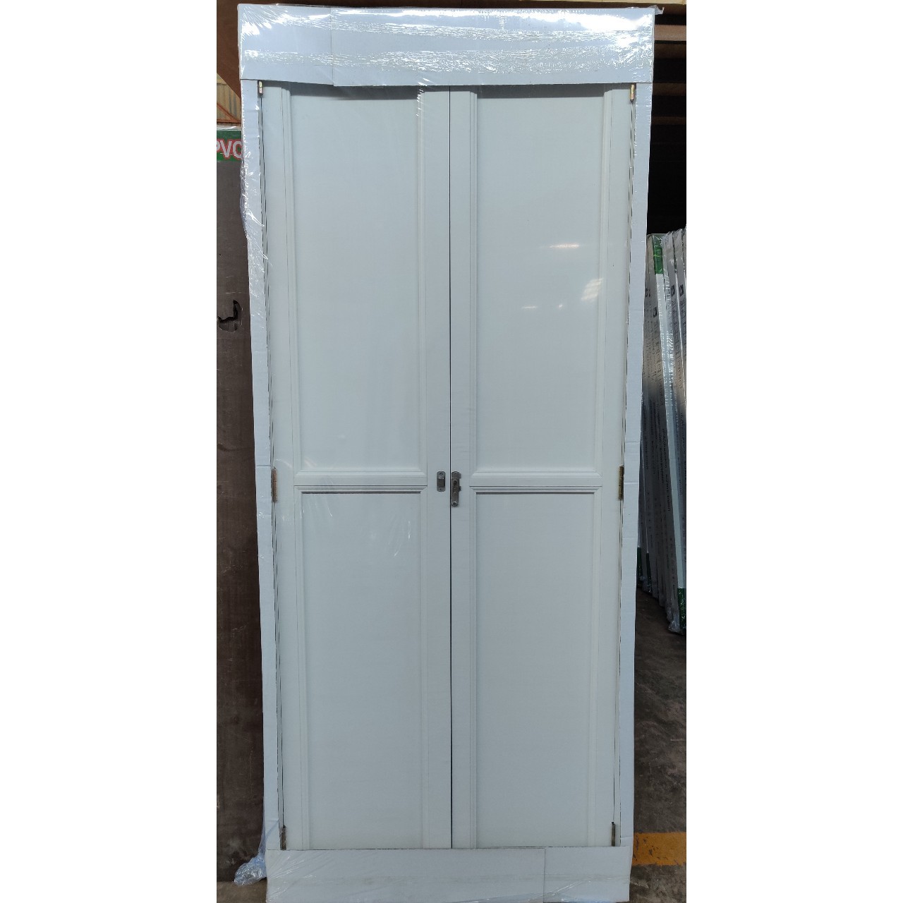 塑料双开门厨房双开门双开浴室门厨卫门折叠门卫生间门塑钢双开门