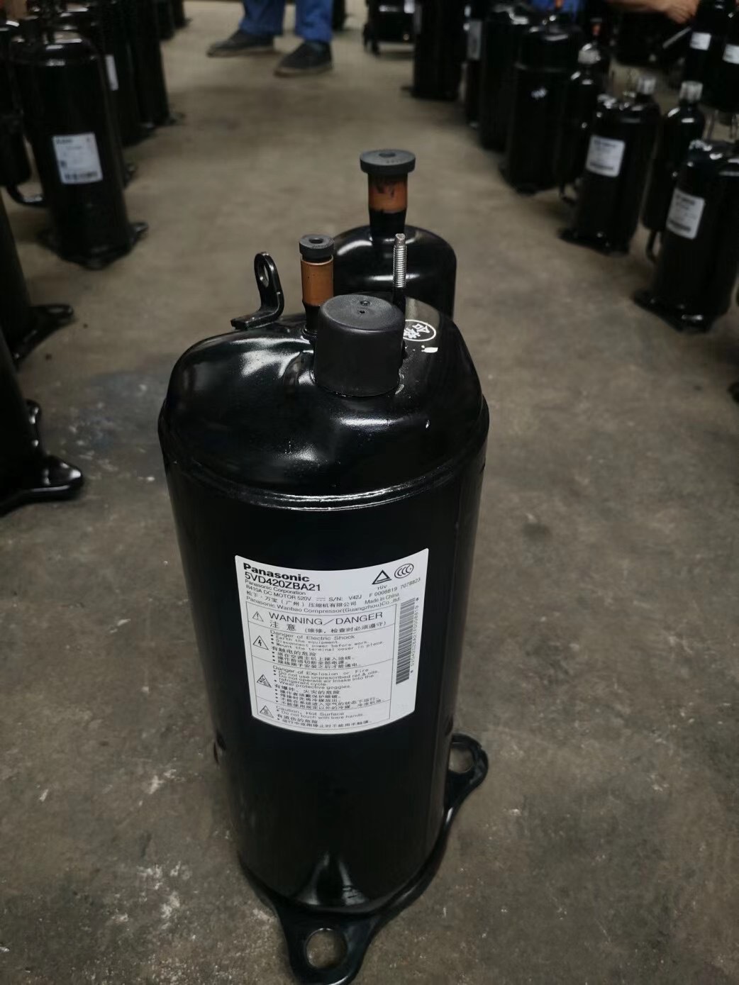 5vd420zba21全新松下原装压缩机 r410a五匹变频压缩机5vs295ez21