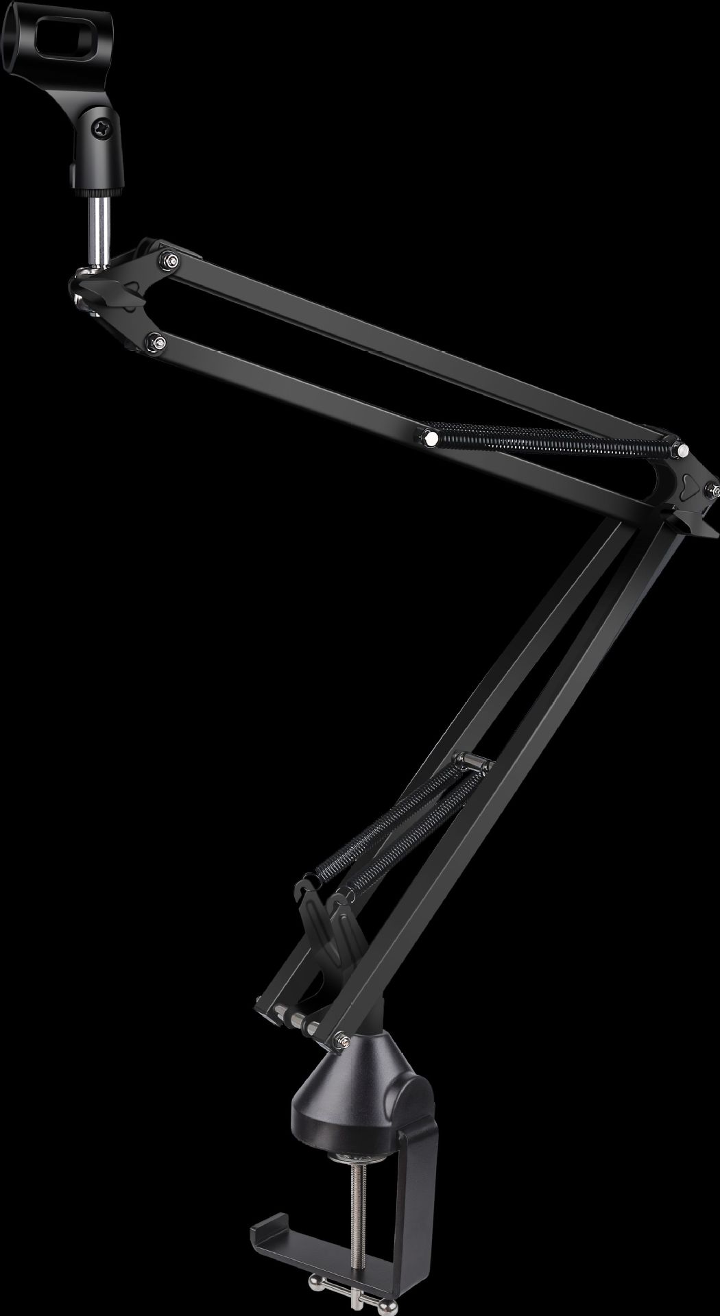 跨境爆款桌面万向加强悬臂支架麦克风支架防喷罩桌面电容话筒套装