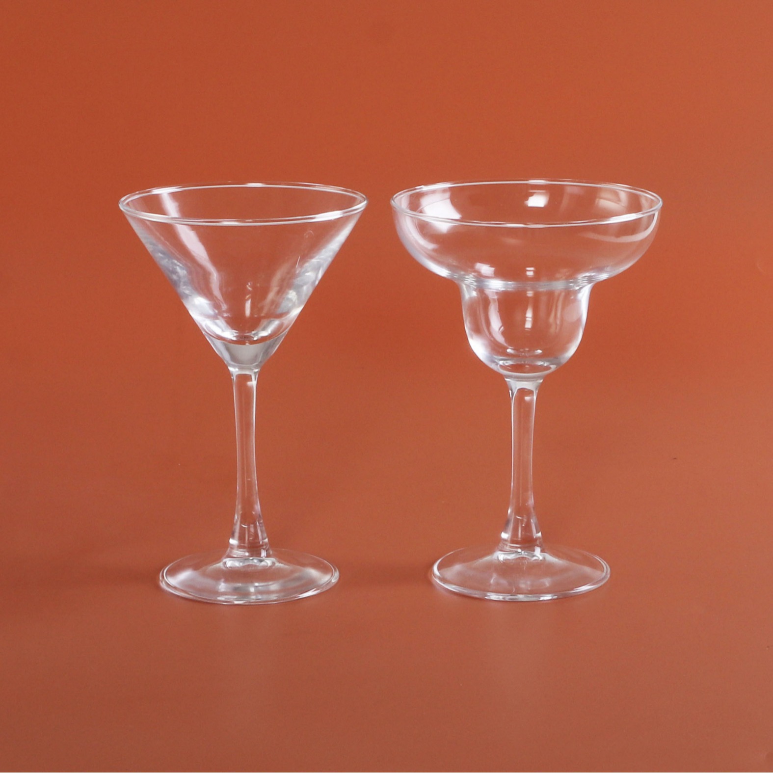 透明玻璃高脚杯三角鸡尾酒杯马提尼杯红酒杯青苹果威斯顿玻璃杯