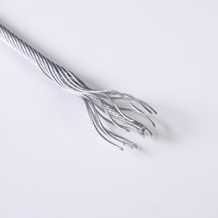 19*7 防旋转镀锌钢丝绳 提升机 行车用结构碳素钢不旋转钢丝绳