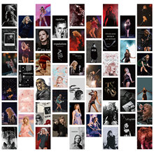 50张演唱会泰勒墙面卡片Taylor Swift周边写真小卡霉霉收藏卡片