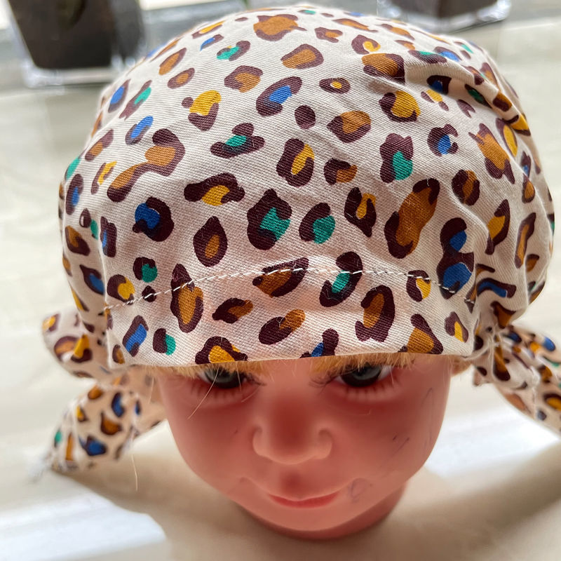 海盗帽2个装婴儿帽春秋夏天薄款男女宝宝头巾帽子0-1岁婴儿头巾