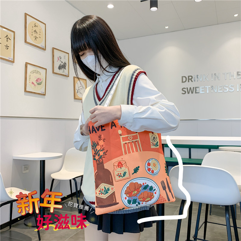 Canvas Bag Make-up Bag Shopping Bag Casual Bag Tote Bag Travelling Bag Bag Fashion Hand Bag Women Bag Syorage Box 