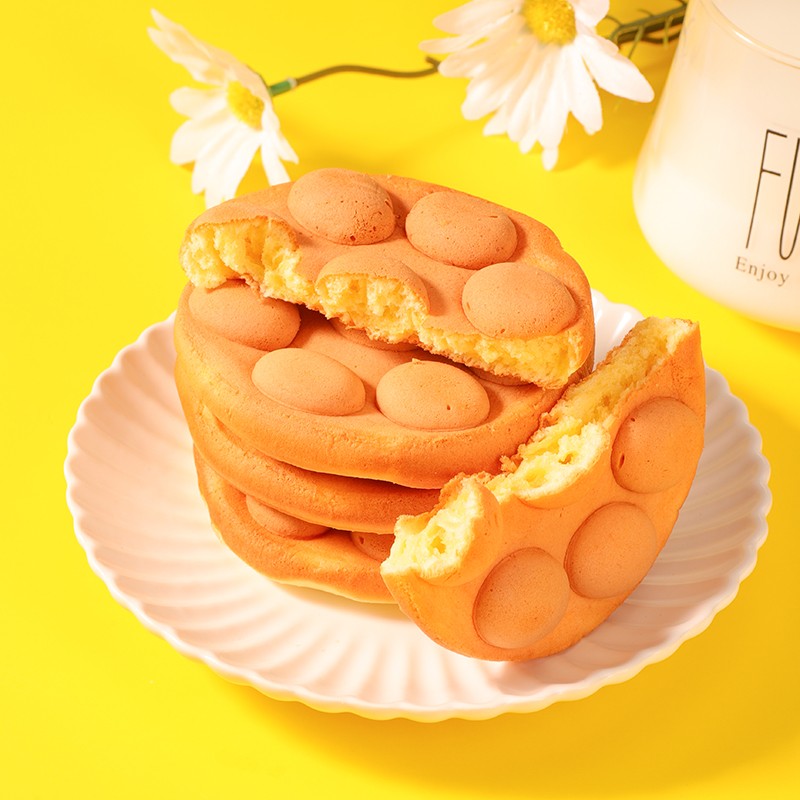 港式鸡蛋仔400g港街蛋仔烧小蛋糕茶点心休闲小吃零食品营养整箱早