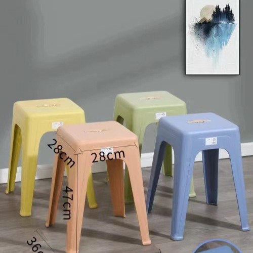 jinshang new thickened plastic high stool low stool home office durable children‘s stool