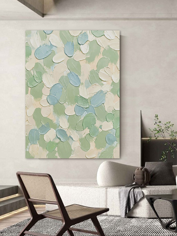 手绘油画抽象立体肌理玄关装饰画简约客厅沙发背景墙挂画轻奢艺术