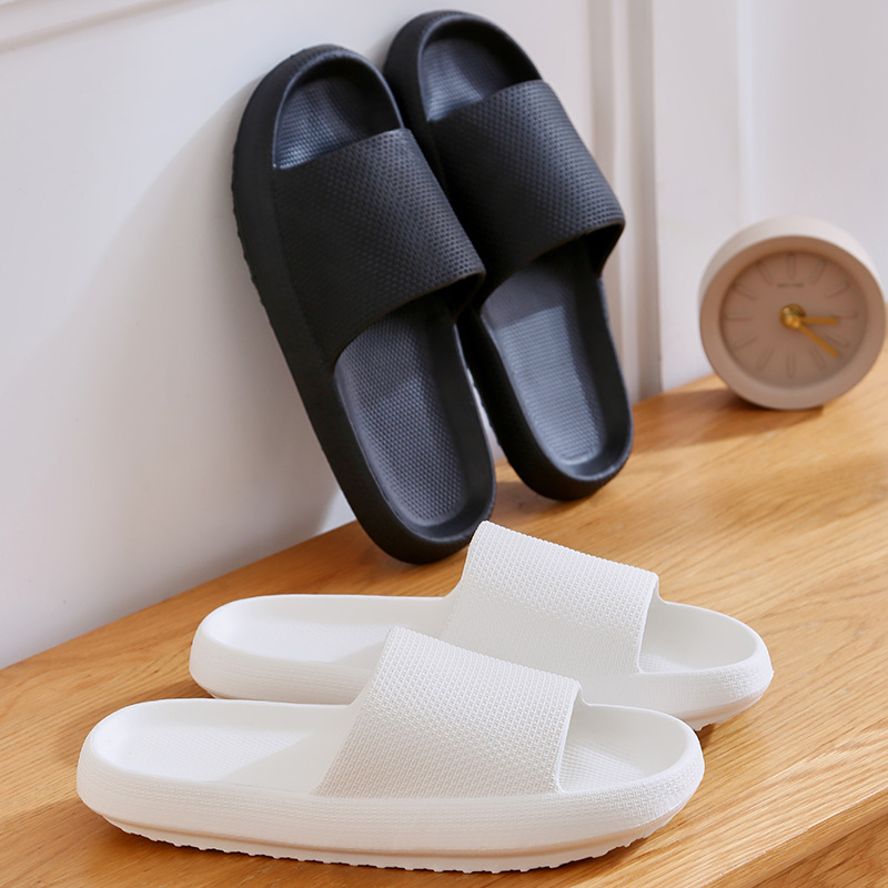 New Hotel Anti-Slip Thick Bottom Household Indoor Bathroom Slippers for Couples Women's Summer Eva Sandals for Men