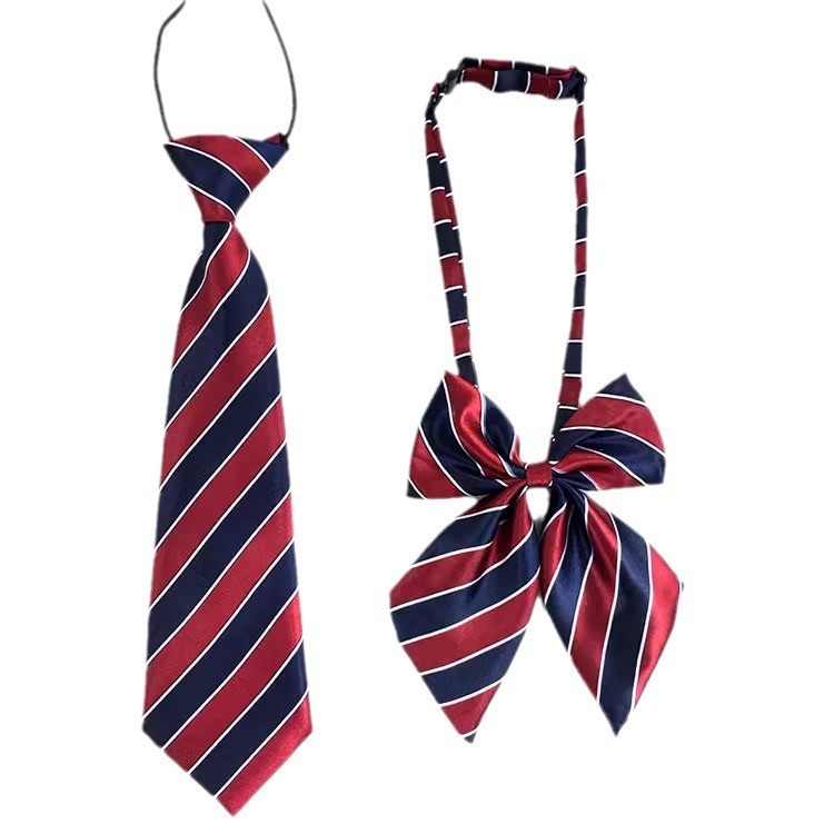 儿童衬衫西服搭配男生领带领结小学生校服配套女生蝴蝶结演出领花