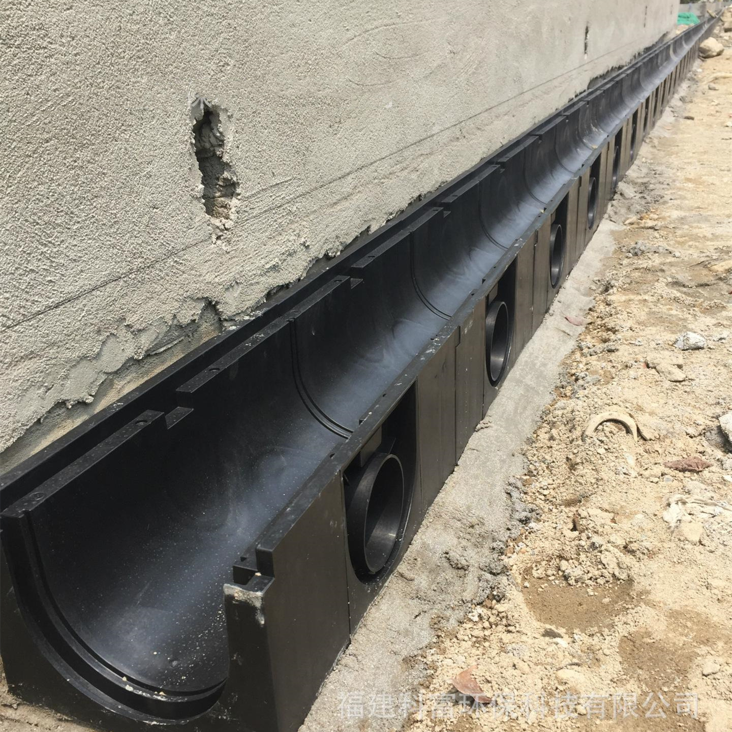 市政园林农田灌溉线性排水沟一体式树脂排水u型槽hdpe塑料排水沟