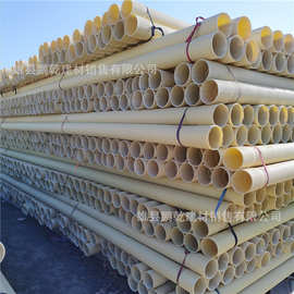 pvc双壁波纹管电线电缆护管pvc白色波纹管大口径打孔排水排污管道