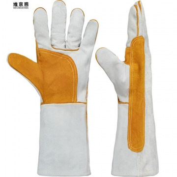 焊工手套批发电焊长款全劳保加托防护焊接隔热钢船厂耐磨工业代发