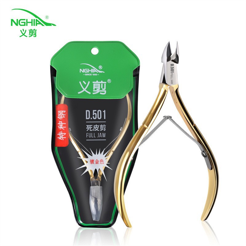 Nail Beauty Products Cuticle Nipper Sharp and Durable Vietnam Stainless Steel Cuticle Nipper NGHIA D501 D03 D07