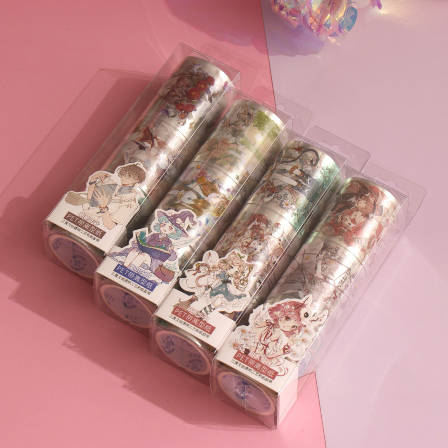 三渡文创手帐贴纸2021新款人物少女帅哥和纸胶带手账贴纸素材现货