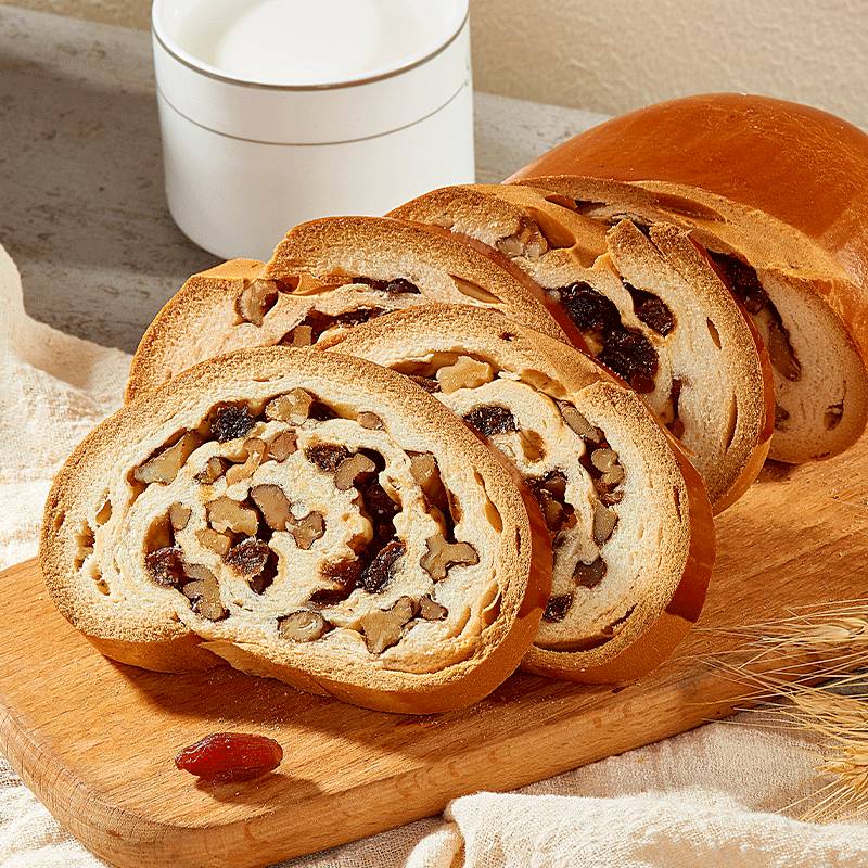 大列巴面包俄罗斯 原味700克新疆核桃葡萄干果仁营养早餐代餐