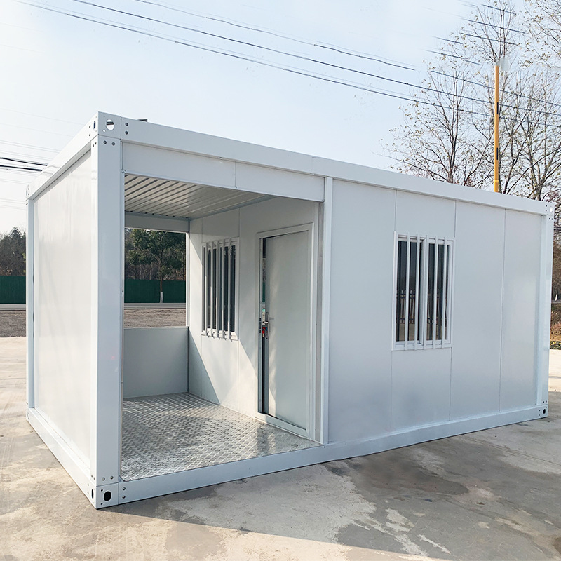 集装箱门卫岗亭成品现货可移动警卫值班室户外集装箱门卫保安岗亭