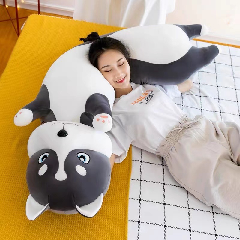 Cute Husky Plush Toy Doll Leg-Supporting Boys Style Pillow Big Sleeping Bed Dog Doll Doll Girl