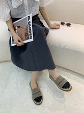 法式松糕渔夫鞋女2024早春新款小皮鞋百搭懒人平跟拼色女鞋子