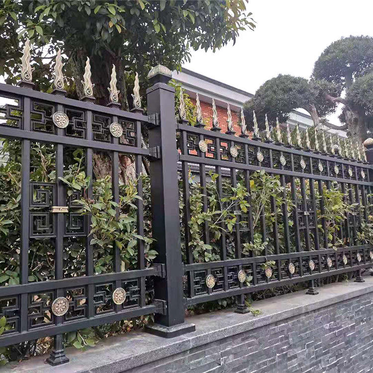 铝艺护栏院子围栏栅栏户外别墅阳台铝合金铁艺栏杆室外围墙护栏