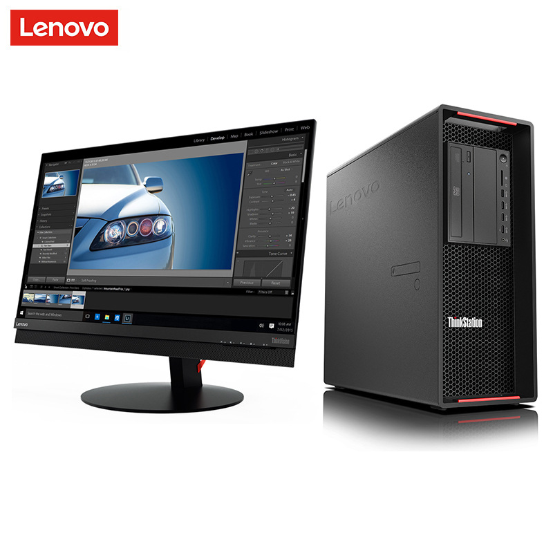 联想thinkstationp720塔式图形工作站双路至强cpu多gpu计算显卡