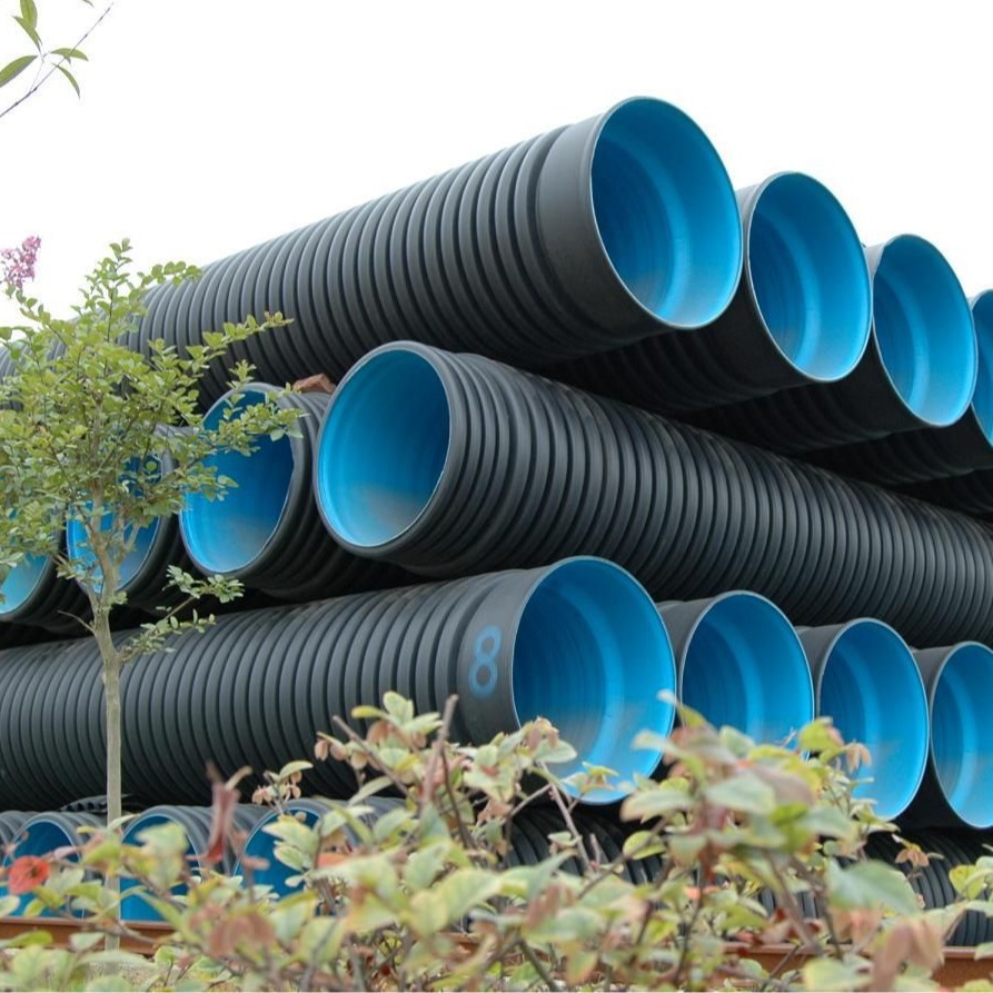 厂家供应hdpe双壁波纹管高密度聚乙烯排污波纹管道 工业排雨水管