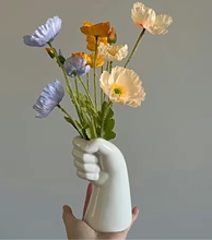 简约现代陶瓷花瓶中小号摆件北欧风餐桌干花欧式客厅居家插花