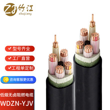 竹江 WDZN-YJV 5*16阻燃铜芯电线电缆低烟无卤3*10 50 120电缆线