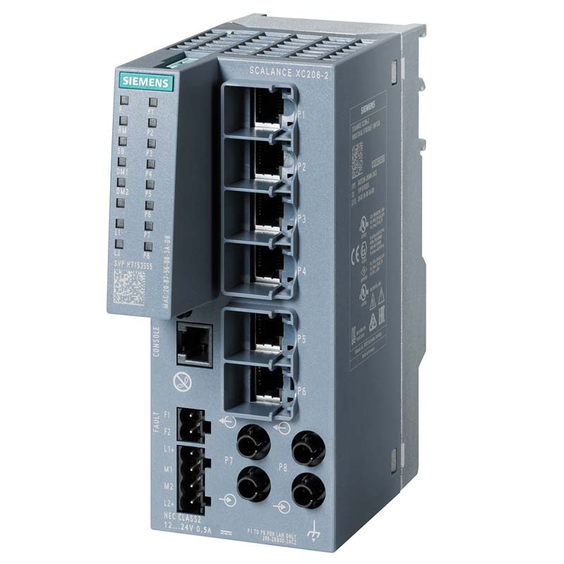 6gk5206-2bb00-2ac2西门子scalance xc206-2 网管型二层 ie交换机