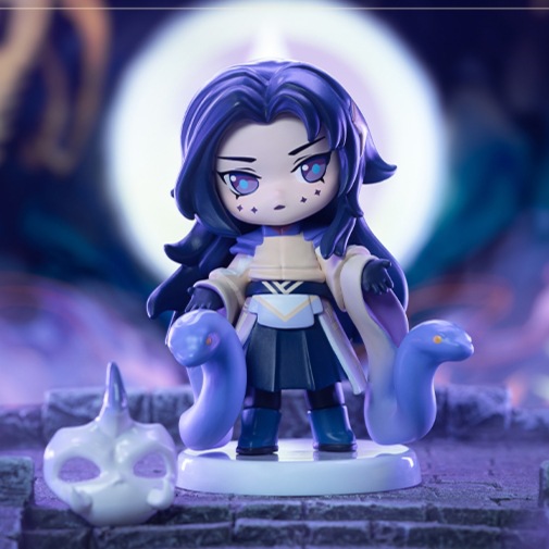 阴阳师泡泡玛特联名系列盲盒正版阿修罗八岐大蛇帝释天可爱手办