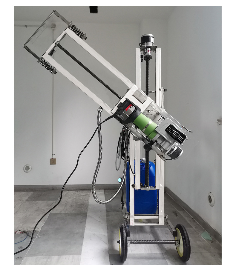 兵王全自动开槽机架子升降式一次成型无尘水电安装混凝土线槽神器