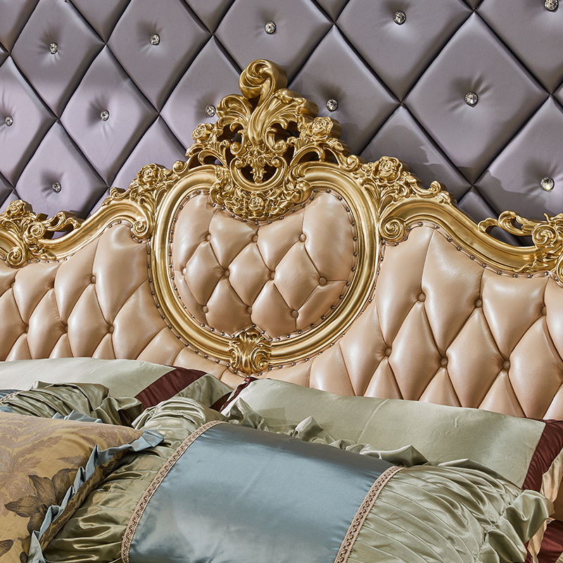 8米卧室双人床奢华橡来样定制别墅电动床婚床包邮