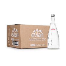 法国进口依云evian矿泉水 330ml*20瓶 弱碱性矿泉水