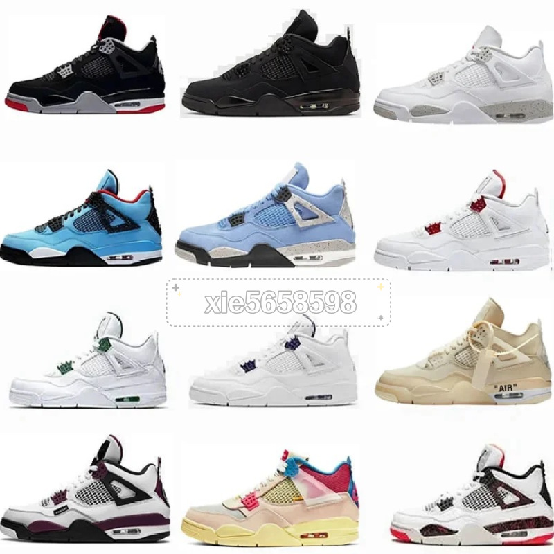 aj4纯原版本电母联名白帆热熔岩高版本篮球鞋奥利奥男鞋女莆田鞋