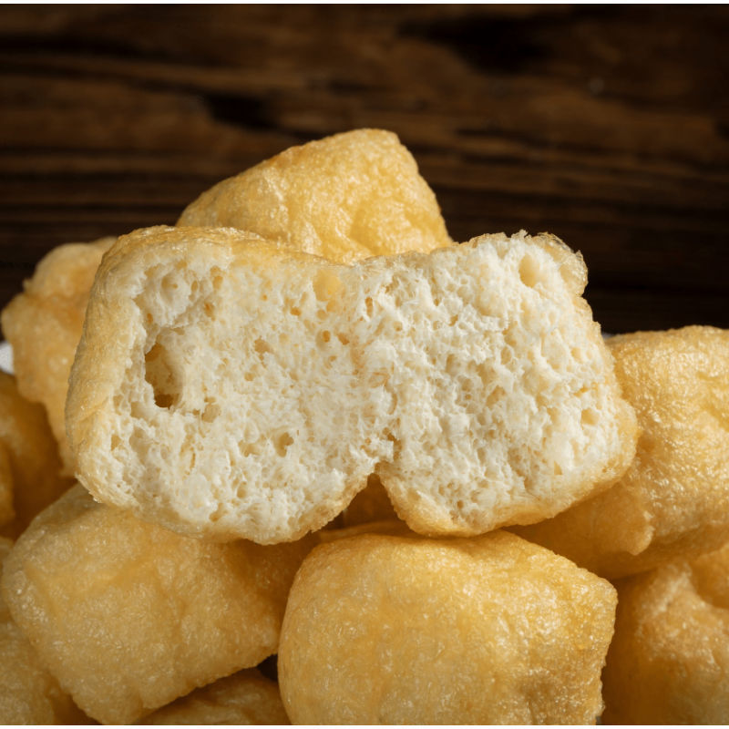 东北油豆泡油豆腐油炸空心豆腐火锅麻辣烫配菜干豆泡鲜豆泡豆制品