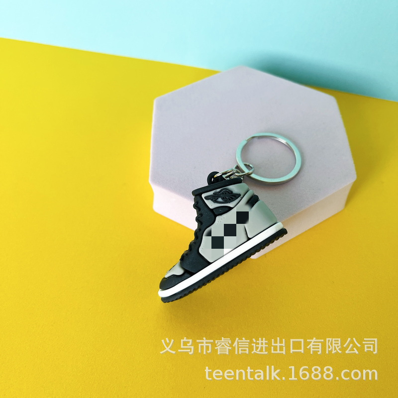 5187# Three-Dimensional AJ Basketball Sneaker Keychain Personalized Fashion Ornaments Promotional Activities Small Gifts Wholesale