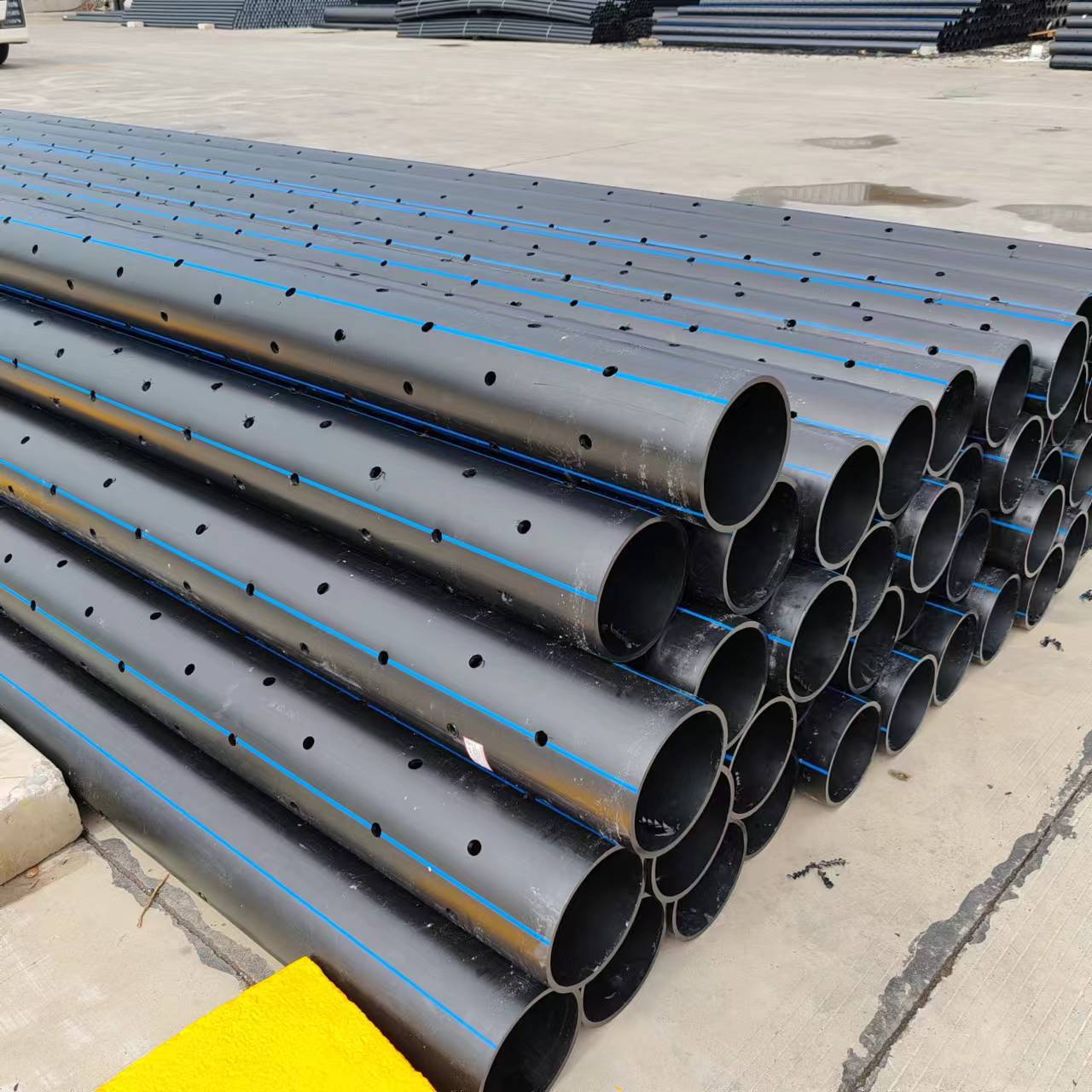 hdpe聚乙烯打孔透水管农田灌溉市政绿化排水管工程专用批发厂家